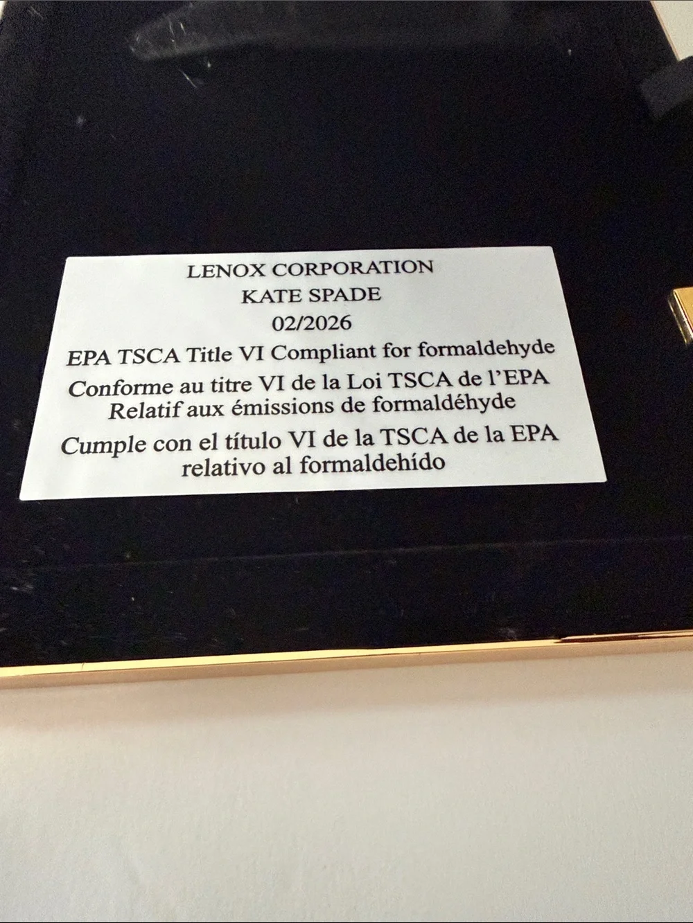 kate spade ♠️ green and gold enamel Lenox photo frame 4x6 NEW